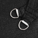 vidaXL fekete HDPE napvitorla 160 g/m² 3 x 4 m