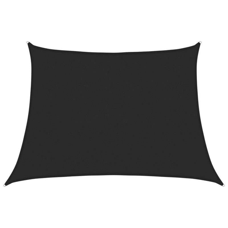 vidaXL fekete HDPE napvitorla 160 g/m² 4/5 x 3 m