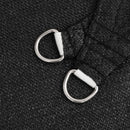 vidaXL fekete HDPE napvitorla 160 g/m² 4/5 x 3 m