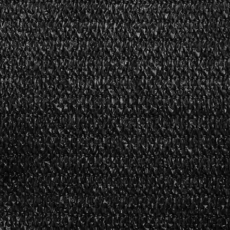 vidaXL fekete HDPE napvitorla 160 g/m² 4/5 x 3 m