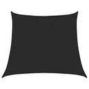 vidaXL fekete trapéz alakú HDPE napvitorla 160 g/m² 4/5x4 m