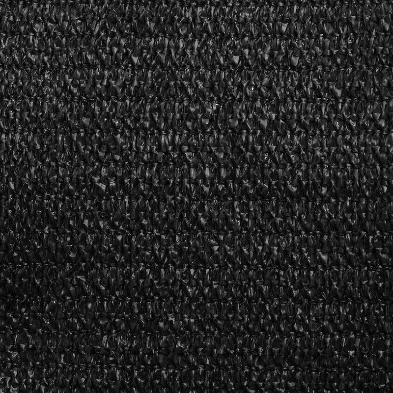 vidaXL fekete trapéz alakú HDPE napvitorla 160 g/m² 4/5x4 m