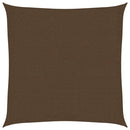 vidaXL barna HDPE napvitorla 160 g/m² 2 x 2 m