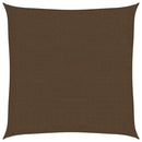 vidaXL barna HDPE napvitorla 160 g/m² 2,5 x 2,5 m