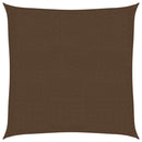 vidaXL barna HDPE napvitorla 160 g/m² 3,6 x 3,6 m