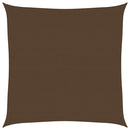 vidaXL barna HDPE napvitorla 160 g/m² 5 x 5 m