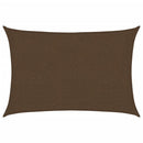 vidaXL barna HDPE napvitorla 160 g/m² 2 x 3 m