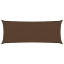 vidaXL barna HDPE napvitorla 160 g/m² 2 x 5 m