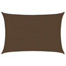 vidaXL barna HDPE napvitorla 160 g/m² 2,5 x 3,5 m