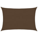 vidaXL barna HDPE napvitorla 160 g/m² 2,5 x 4 m