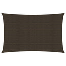 vidaXL barna HDPE napvitorla 160 g/m² 3 x 5 m