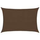 vidaXL barna HDPE napvitorla 160 g/m² 3,5 x 5 m