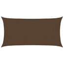 vidaXL barna HDPE napvitorla 160 g/m² 4 x 7 m