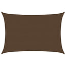 vidaXL barna HDPE napvitorla 160 g/m² 5 x 7 m