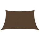 vidaXL barna HDPE napvitorla 160 g/m² 3/4 x 2