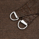 vidaXL barna HDPE napvitorla 160 g/m² 3/4 x 3 m