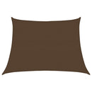 vidaXL barna HDPE napvitorla 160 g/m² 4/5 x 3 m