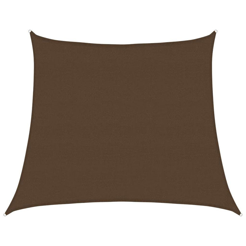 vidaXL barna trapéz alakú HDPE napvitorla 160 g/m² 4/5x4 m