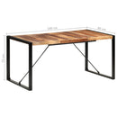 vidaXL tömör mangófa étkezőasztal 160 x 80 x 75 cm