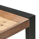 vidaXL tömör fa étkezőasztal 220 x 100 x 75 cm
