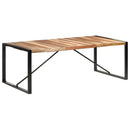 vidaXL tömör fa étkezőasztal 220 x 100 x 75 cm