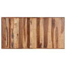 vidaXL tömör fa étkezőasztal mézszínű felülettel 180 x 90 x 75 cm