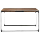 vidaXL paliszander felületű tömör fa étkezőasztal 140 x 140 x 75 cm