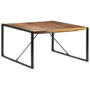 vidaXL paliszander felületű tömör fa étkezőasztal 140 x 140 x 75 cm