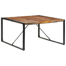 vidaXL paliszander felületű tömör fa étkezőasztal 140 x 140 x 75 cm
