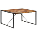 vidaXL paliszander felületű tömör fa étkezőasztal 140 x 140 x 75 cm