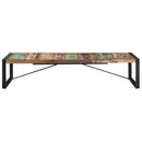 vidaXL tömör újrahasznosított fa dohányzóasztal 180 x 90 x 40 cm