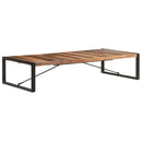 vidaXL tömör fa dohányzóasztal 180 x 90 x 40 cm