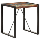 vidaXL tömör újrahasznosított fa étkezőasztal 70 x 70 x 75 cm