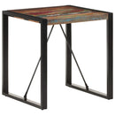 vidaXL tömör újrahasznosított fa étkezőasztal 70 x 70 x 75 cm