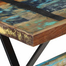 vidaXL tömör újrahasznosított fa étkezőasztal 120 x 60 x 76 cm