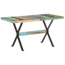 vidaXL tömör újrahasznosított fa étkezőasztal 140 x 70 x 76 cm