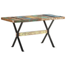 vidaXL tömör újrahasznosított fa étkezőasztal 140 x 70 x 76 cm