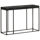 vidaXL fekete tömör akácfa és mangófa tálalóasztal 110 x 35 x 76 cm