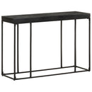 vidaXL fekete tömör akácfa és mangófa tálalóasztal 110 x 35 x 76 cm