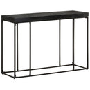vidaXL fekete tömör akácfa és mangófa tálalóasztal 110 x 35 x 76 cm