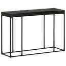 vidaXL fekete tömör akácfa és mangófa tálalóasztal 110 x 35 x 76 cm