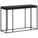 vidaXL fekete tömör akácfa és mangófa tálalóasztal 110 x 35 x 76 cm