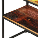 vidaXL tömör újrahasznosított fa tálalószekrény 150 x 30 x 75 cm