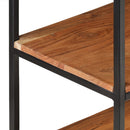 vidaXL tömör akácfa tálalószekrény 150 x 30 x 75 cm