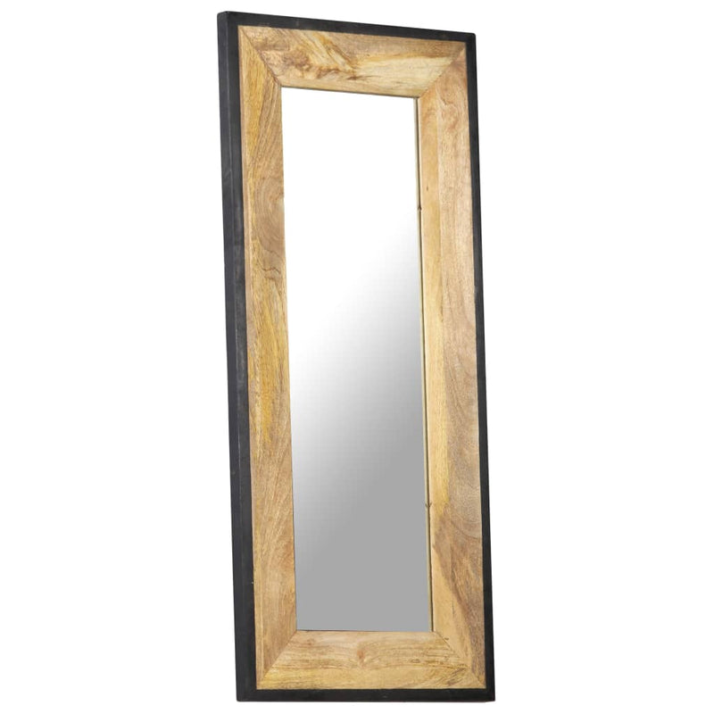 vidaXL tömör mangófa tükör 110 x 50 cm