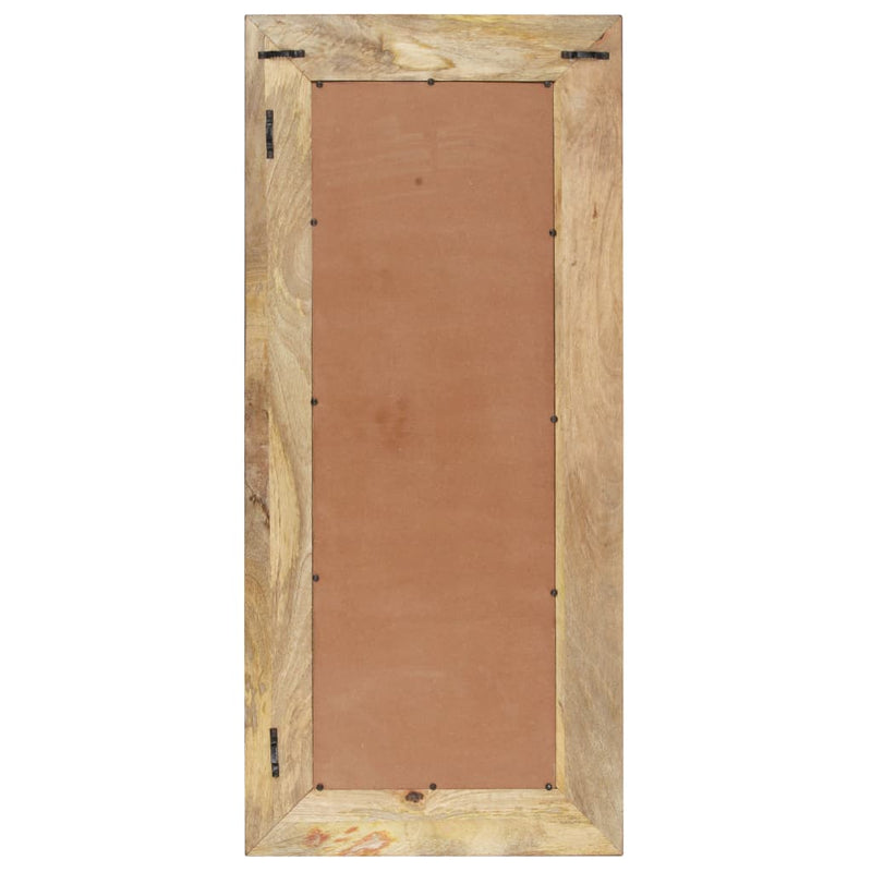 vidaXL tömör mangófa tükör 110 x 50 cm