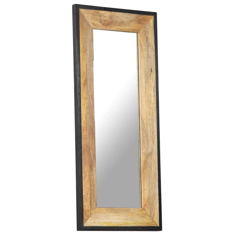 vidaXL tömör mangófa tükör 110 x 50 cm