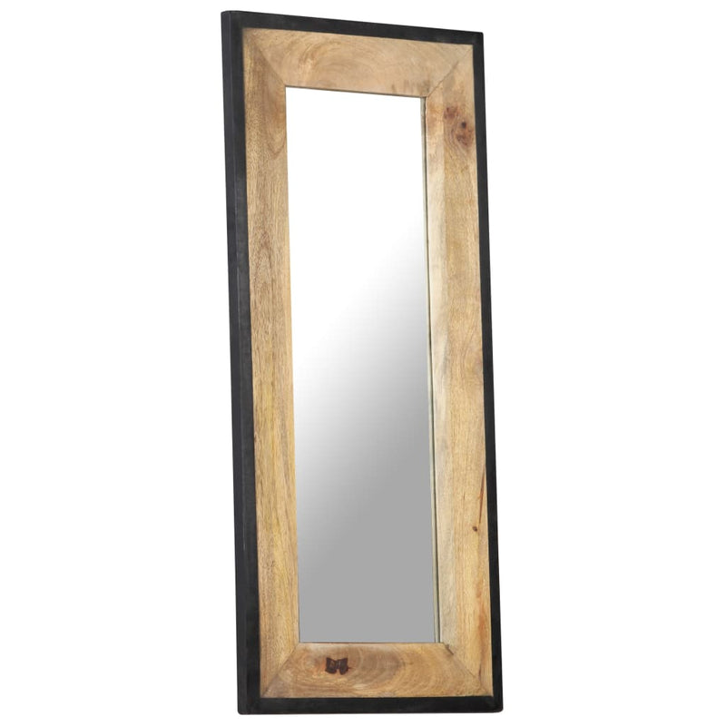 vidaXL tömör mangófa tükör 110 x 50 cm