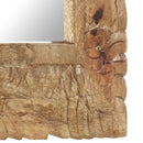 vidaXL tömör mangófa tükör 50 x 50 cm