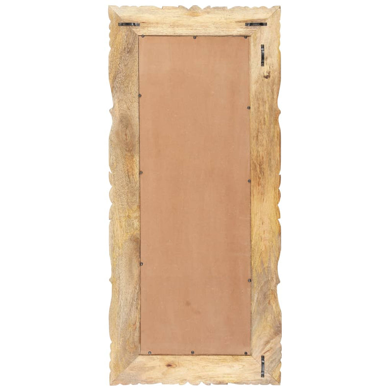 vidaXL tömör mangófa tükör 110 x 50 cm